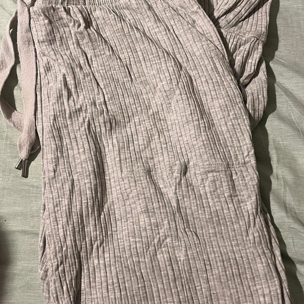 Banana Republic Light Gray Ribbed Pants